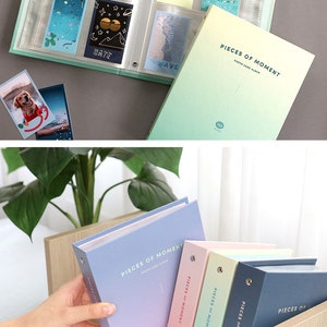 Photocard Album 4 Colors PC Storage Binder Pastel Collection PC Album Photo card Binder Game Card Collect Album Instant Photo Book image 3