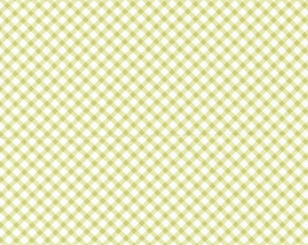 Moda - ELLIE - Fabric-by-the-1/2 yard  Brenda Riddle Designs 18764 24 Green Multiple Units are cut as continuous piece.