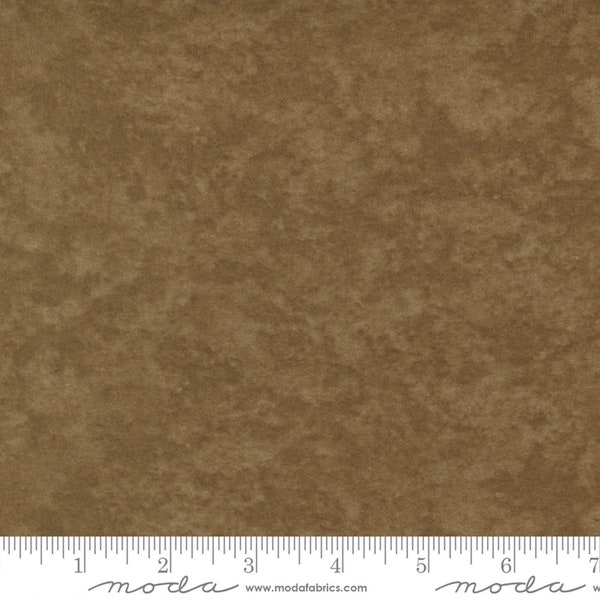 Moda - FALL FANTASY FLANNEL - Quilt Fabric-by-the-1/2 yard by Holly Taylor 6538 - 244F Marble in Branch Brown
