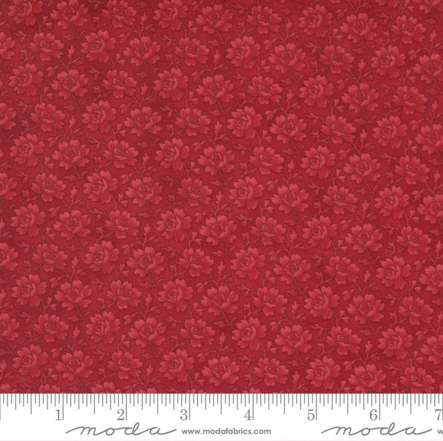 Moda CRANBERRIES & CREAM Quilt Fabricbythe1/2 Yard by Etsy