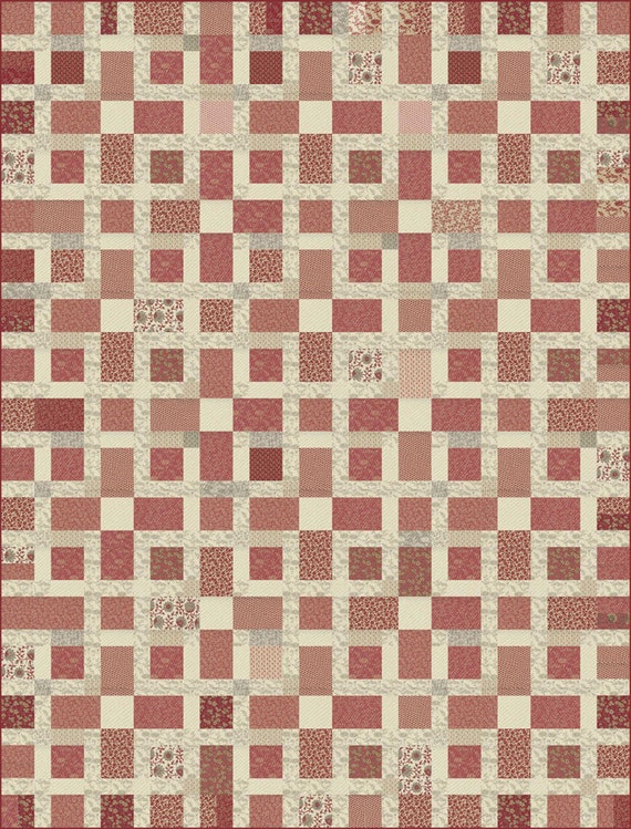 BONHEUR Papier　1002 Moda - BONHEUR DE JOUR - Quilt Fabric-by-the-1/2 Yard by