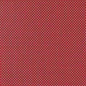 Moda Fabrics - GRAZE - Quilt Fabric-by-the-1/2 yard by Sweet Water   55605   16   Red    Red with White Dots