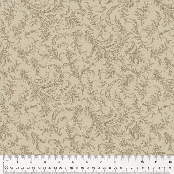 Windham  -  OXFORD  -  Fabric-by-the-1/2 yard  Oxford  53891-4  Mid 1800s English Garden Multiple units cut in one continuous piece.