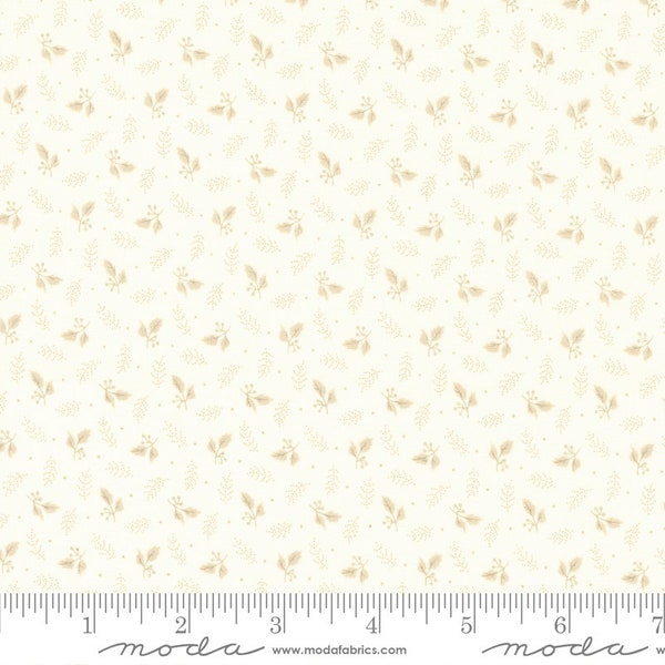 Moda - CASCADE - Quilt Fabric-by-the-1/2 yard by Three Sisters 44326 11 Floral  Leaves Mist Multiple Units cut in one continuous piece.