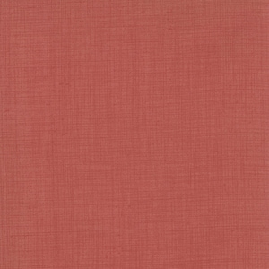Moda Fabrics - French General Solids - Quilt Fabric-by-the-1/2 yard by French General 13529 19 Faded Red Solid