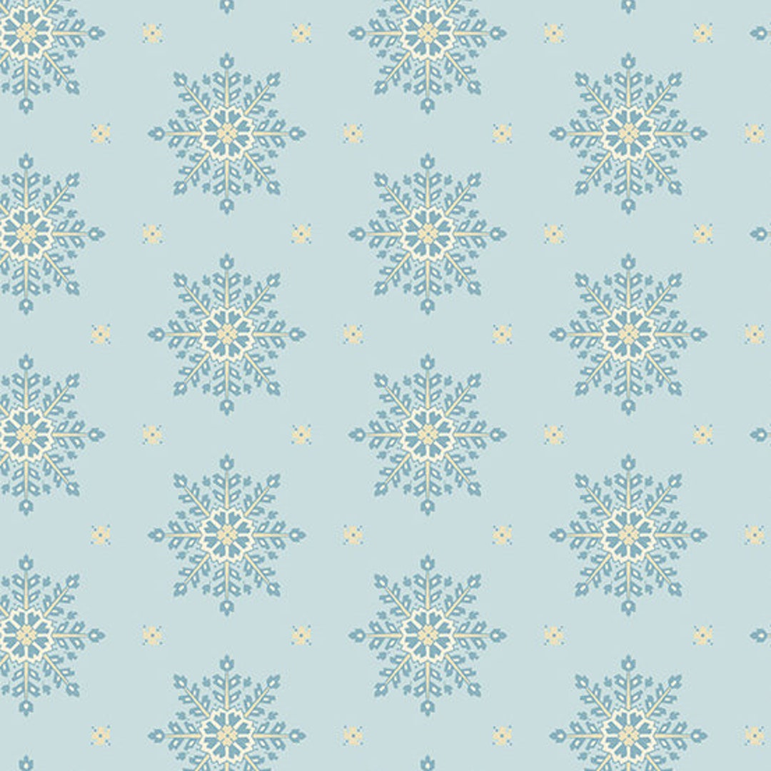 Andover Fabrics - BLUE ESCAPE - Quilt Fabric-by-the-1/2 Yard by Laundry ...