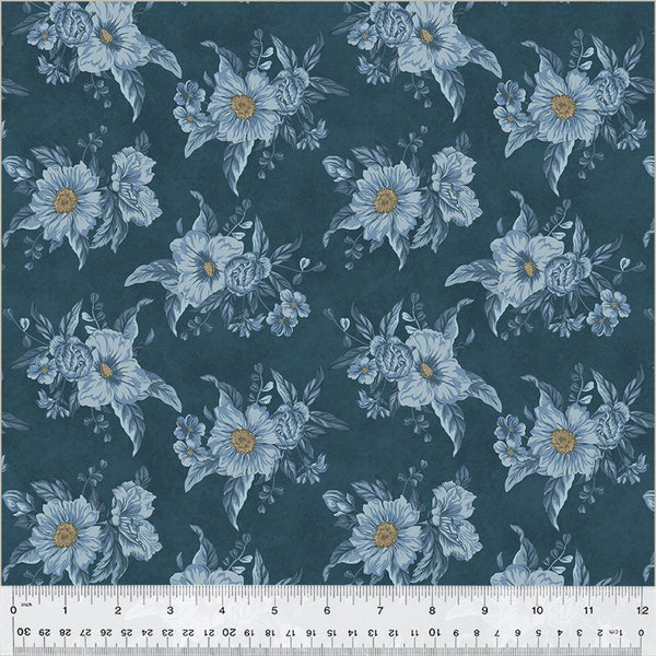 Windham  -  OXFORD  -  Fabric-by-the-1/2 yard  Oxford  53890-1  Mid 1800s English Garden Multiple units cut in one continuous piece.
