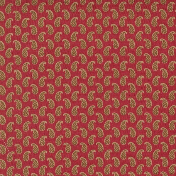 Moda - BONHEUR JOUR - Quilt Fabric-by-the-1/2 yard by French General 13917   11   Rouge