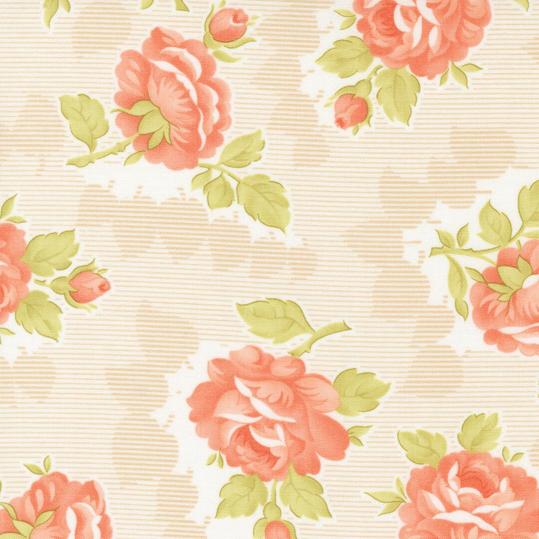 Moda - CINNAMON AND CREAM - Quilt Fabric-by-the-1/2 Yard Fig Tree & Co ...