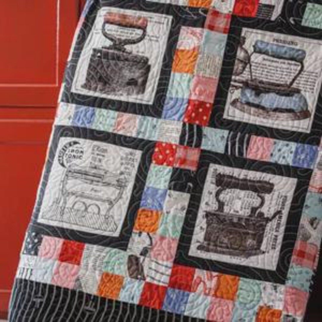 Riley Blake - PRESS ON - Quilt Fabric-by-the-1/2 Yard by Janet Wecker ...