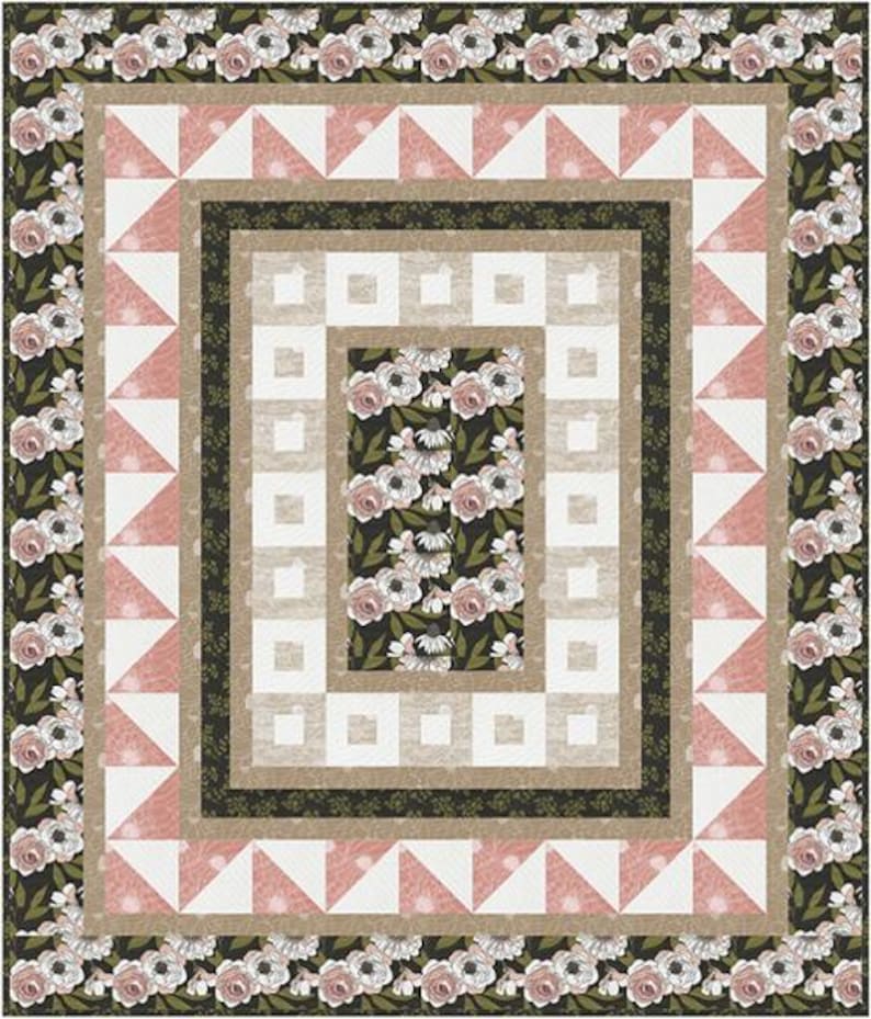 Moda Botany Patterns Moda - BOTANY - Quilt Fabric-by-the-1/2 Yard by Alli K Design 11552 12 ...