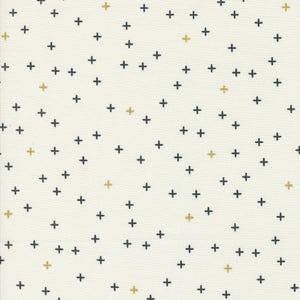 Moda - SHIMMER - Quilt Fabric-by-the-1/2 yard Zen Chic 1845 11M  Black, White and Metallic   Multiple units cut in one continuous piece.