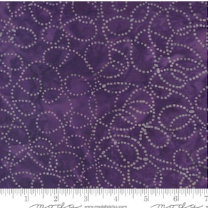 Moda - BERMUDA BATIKS - Quilt Fabric-by-the-1/2 yard 4359 - 46. Bermuda Batik in Orchid in Purple