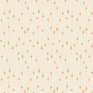 Andover - LADY TULIP by Edyta Sitar of Laundry Basket Quilts - Quilt Fabric-by-the-1/2 yard 193 O Leisurely Stroll in Melon