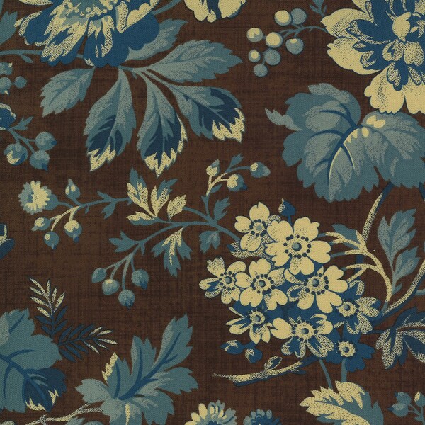#42 Reya Dress Fabric Indigo / Natural Space Dyed main image 1