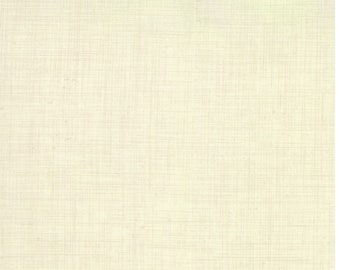 Moda - FRENCH GENERAL SOLIDS -Quilt Fabric-by-the-1/2 yard        13529 21   Pearl Solid  Multiple Units Cut In One Continuous Piece