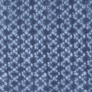 Moda Fabrics - KAWA - Quilt Fabric-by-the-1/2 yard by Debbie Maddy   48087 13   Pacific Blue   Diamond   Pattern