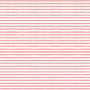 May include: Pink and white striped fabric with a subtle sheen. The fabric is woven with a fine, even texture.