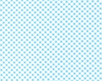 Moda - ELLIE - Fabric-by-the-1/2 yard  Brenda Riddle Designs 18765 22 Blue Multiple Units are cut as continuous piece.