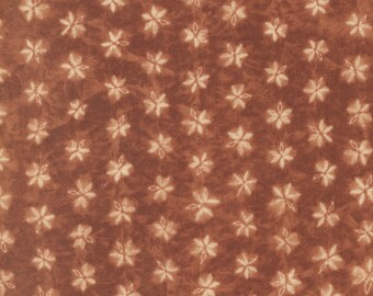 Moda Fabrics - KAWA - Quilt Fabric-by-the-1/2 yard by Debbie Maddy   48088 15     Rust   Star   Pattern