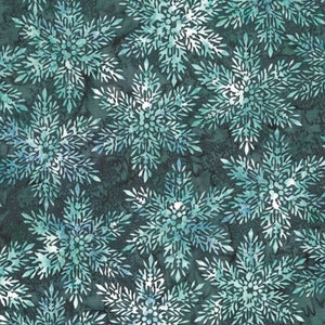 Hoffman Fabrics - BALI BATIKS - Quilt Fabric-by-the-1/2 yard by McKenna Ryan MR25 - 92 Snowflakes in Slate