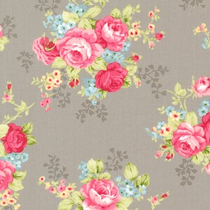 Moda - ELLIE - Fabric-by-the-1/2 yard  Brenda Riddle Designs 18760 18 Pebble Multiple Units are cut as continuous piece.