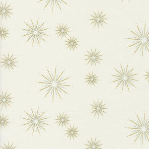 Moda - SHIMMER - Quilt Fabric-by-the-1/2 yard Zen Chic 1844 11M  Black, White and Metallic   Multiple units cut in one continuous piece.