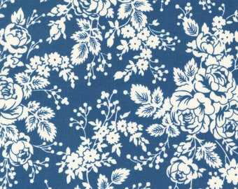 Moda - BLUEBERRY DELIGHT - Fabric-by-the-1/2 yard  Bunny Hill Designs 3030 16 Blueberry  Multiple Units are cut as continuous piece.