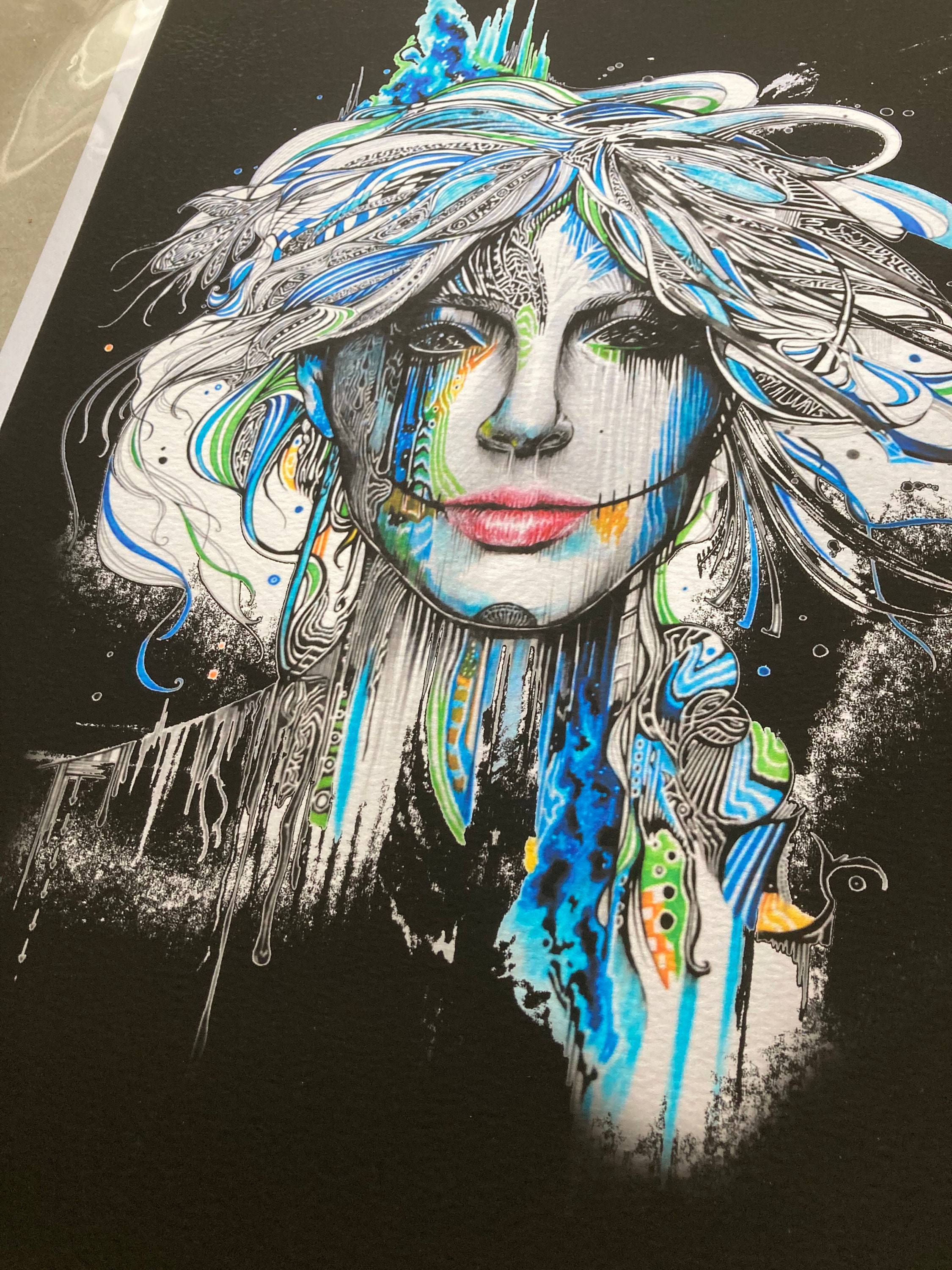 Kyandi Gao - Psychedelic - Wall Art - Decor - Poster - Zen