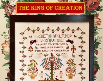 King of Creation Cross Stitch Pattern