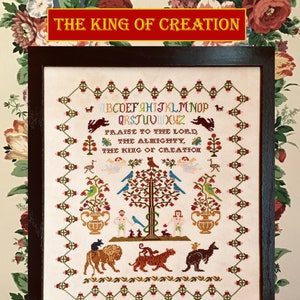 King of Creation Cross Stitch Pattern