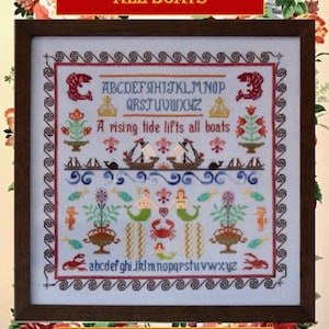 A Rising Tide Cross Stitch Pattern