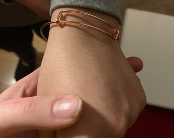 Rose gold bracelet