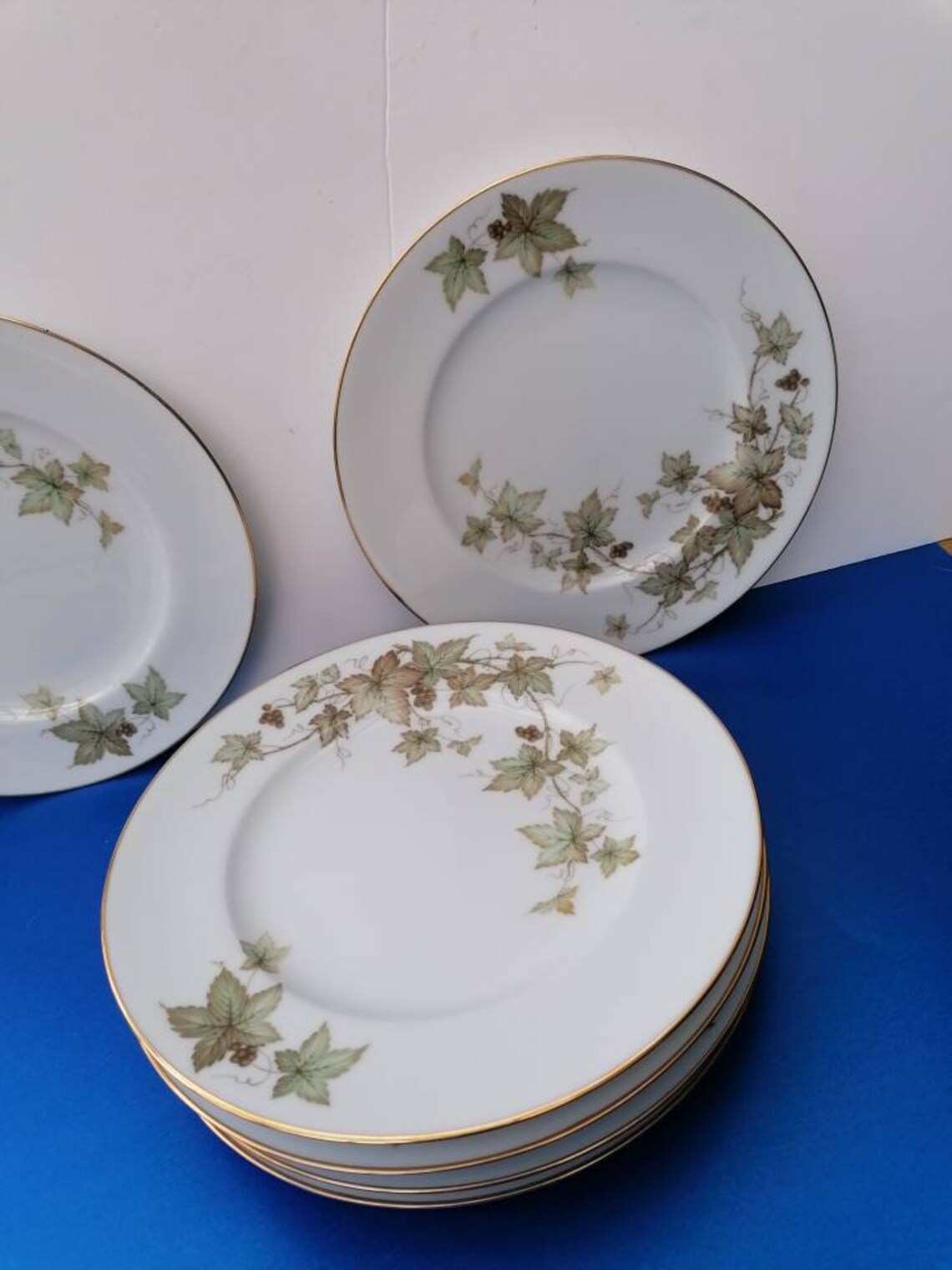 Stunning Noritake Trailing Ivy dinner plates x6 Etsy