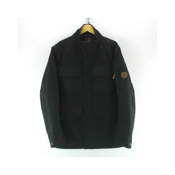 Vintage Timberland Men's Jacket Black Size L Water