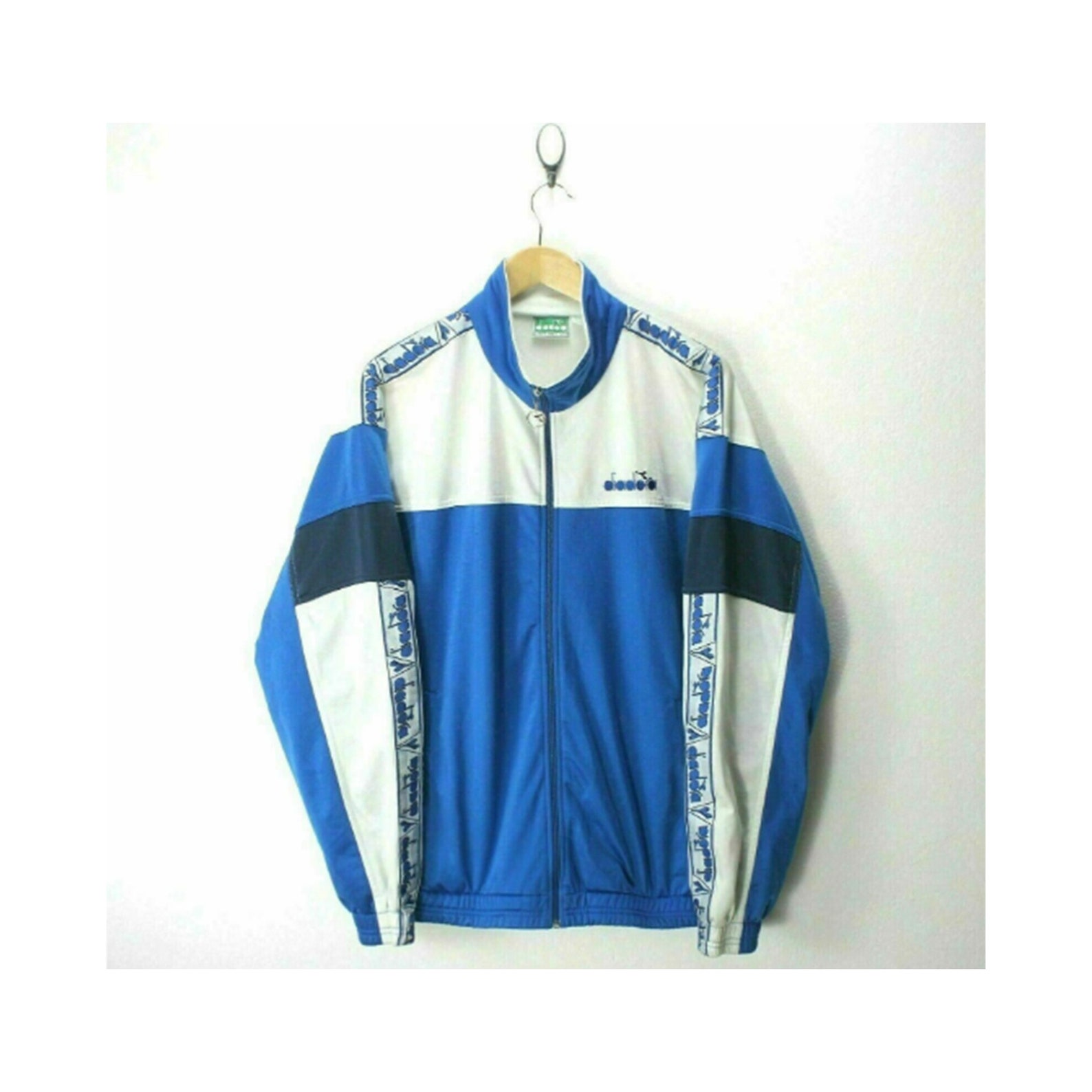 Vintage Diadora Men's Track Jacket Blue Size 44 XL Etsy
