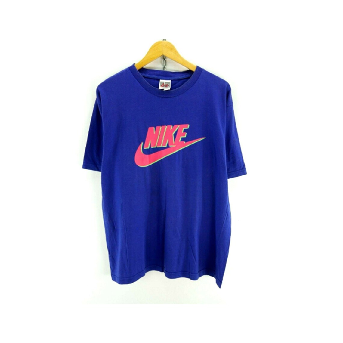True Vintage Nike TShirt in Blue Size XL Short Sleeve Big Etsy