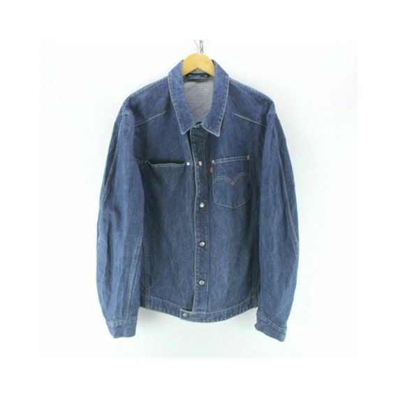 Vintage Levi's Men's Denim Engineered Jacket Size