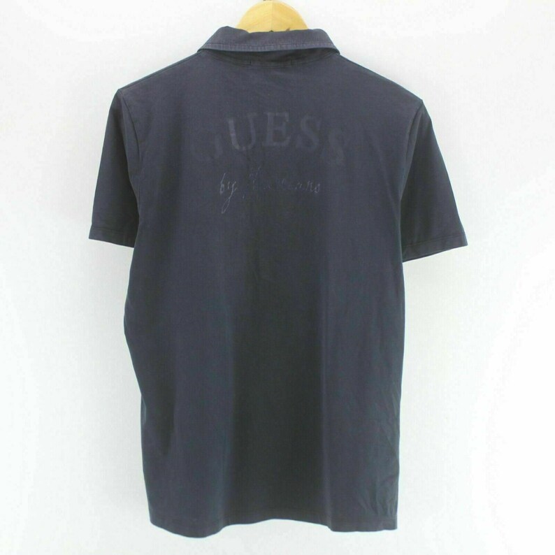 GUESS by Marciano Women/'s Polo Shirt in Dark Blue Size XL Short Sleeve EF5489