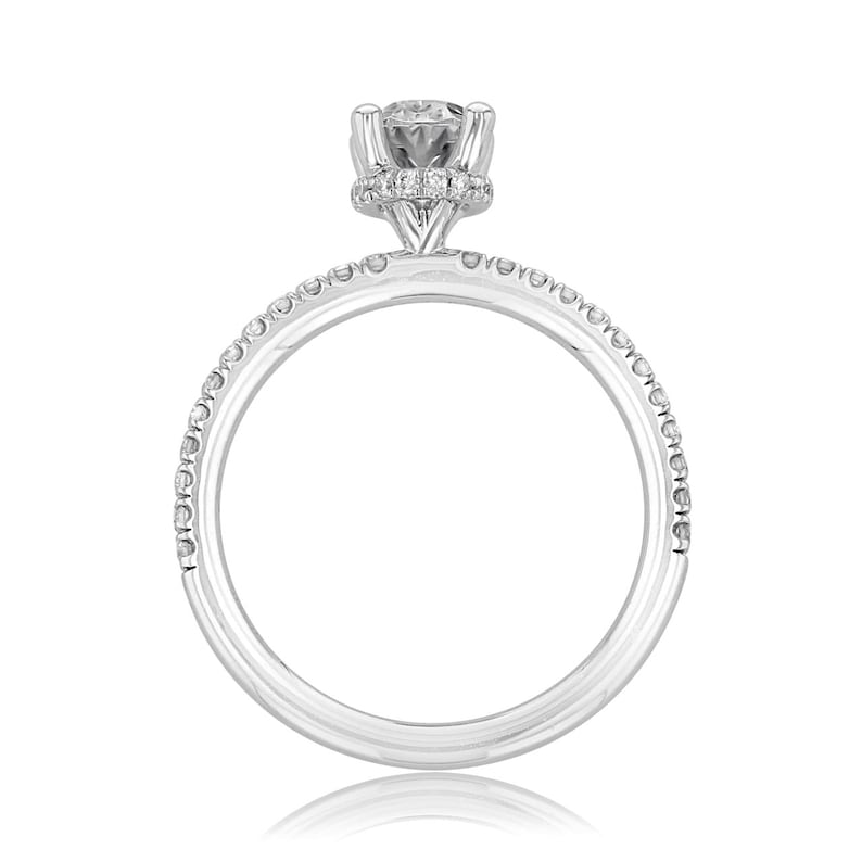 3.00CT Oval Cut Moissanite Engagement Ring Promise Ring 14K Gold Anniversary ring Engagement Ring