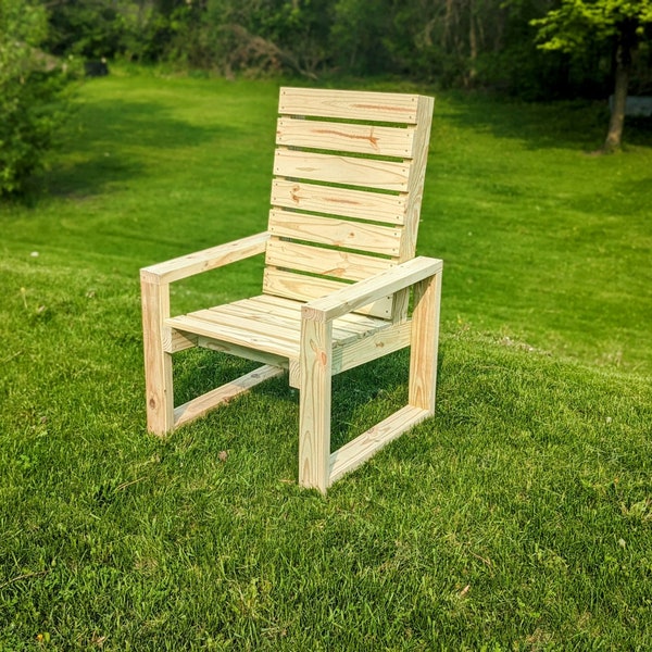 DIY Patio Chair Woodworking Plans