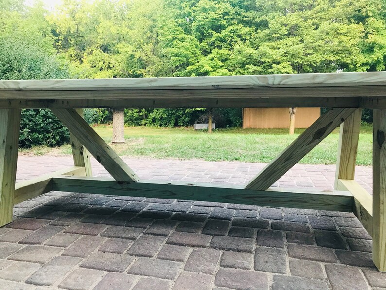 Easy DIY Farm Table Woodworking Plans Etsy