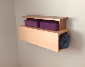 Planos de carpintería con soporte para esterilla de yoga de bricolaje