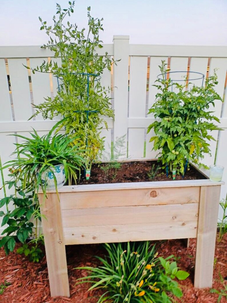 DIY Cedar Planter Box Woodworking Plans Etsy