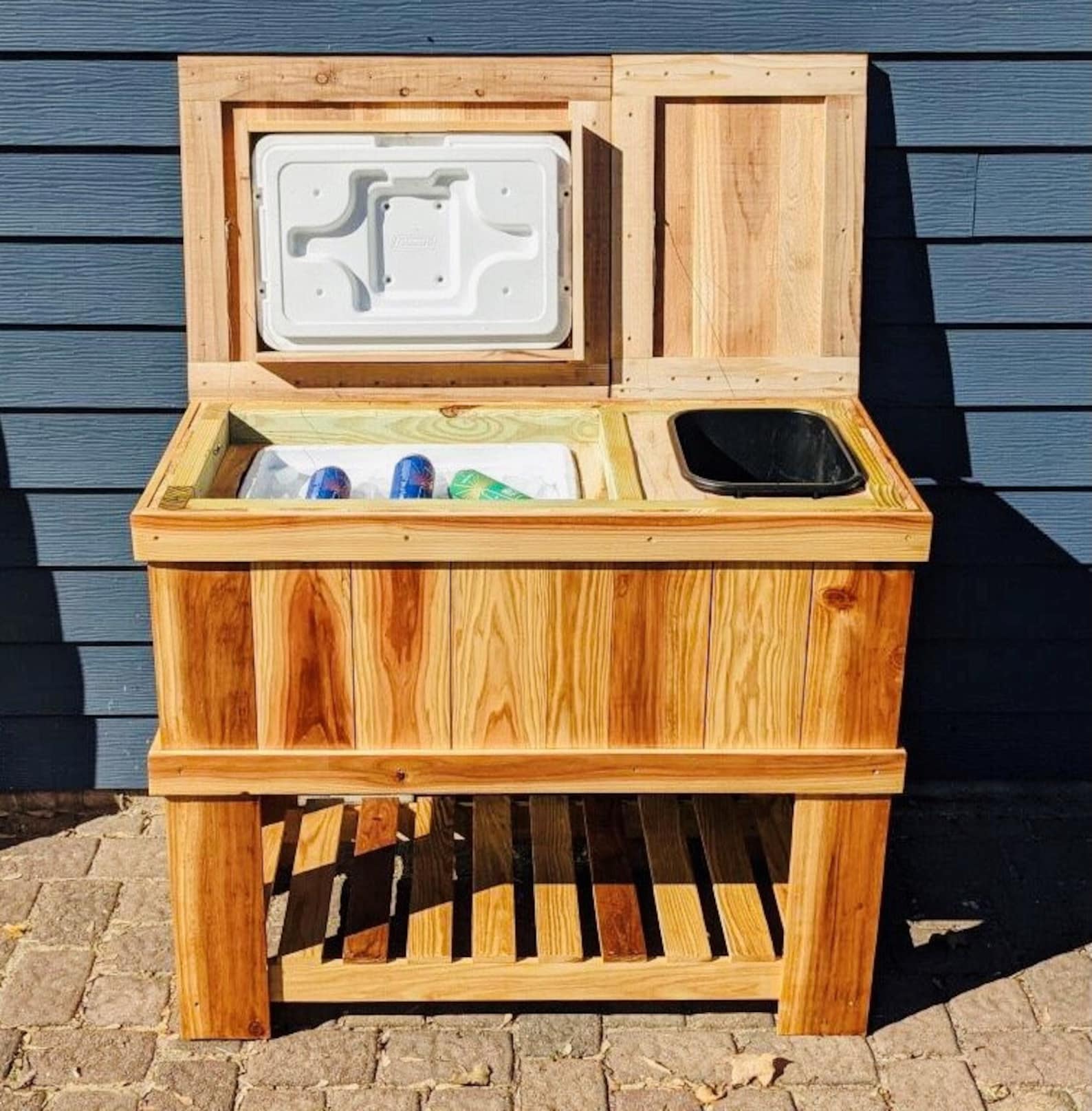 DIY Cooler Box Woodworking Plans Etsy