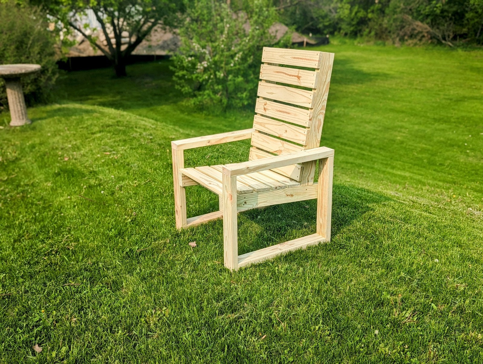 DIY Patio Chair Woodworking Plans Etsy