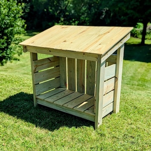 DIY Small Firewood Rack Woodworking Plans