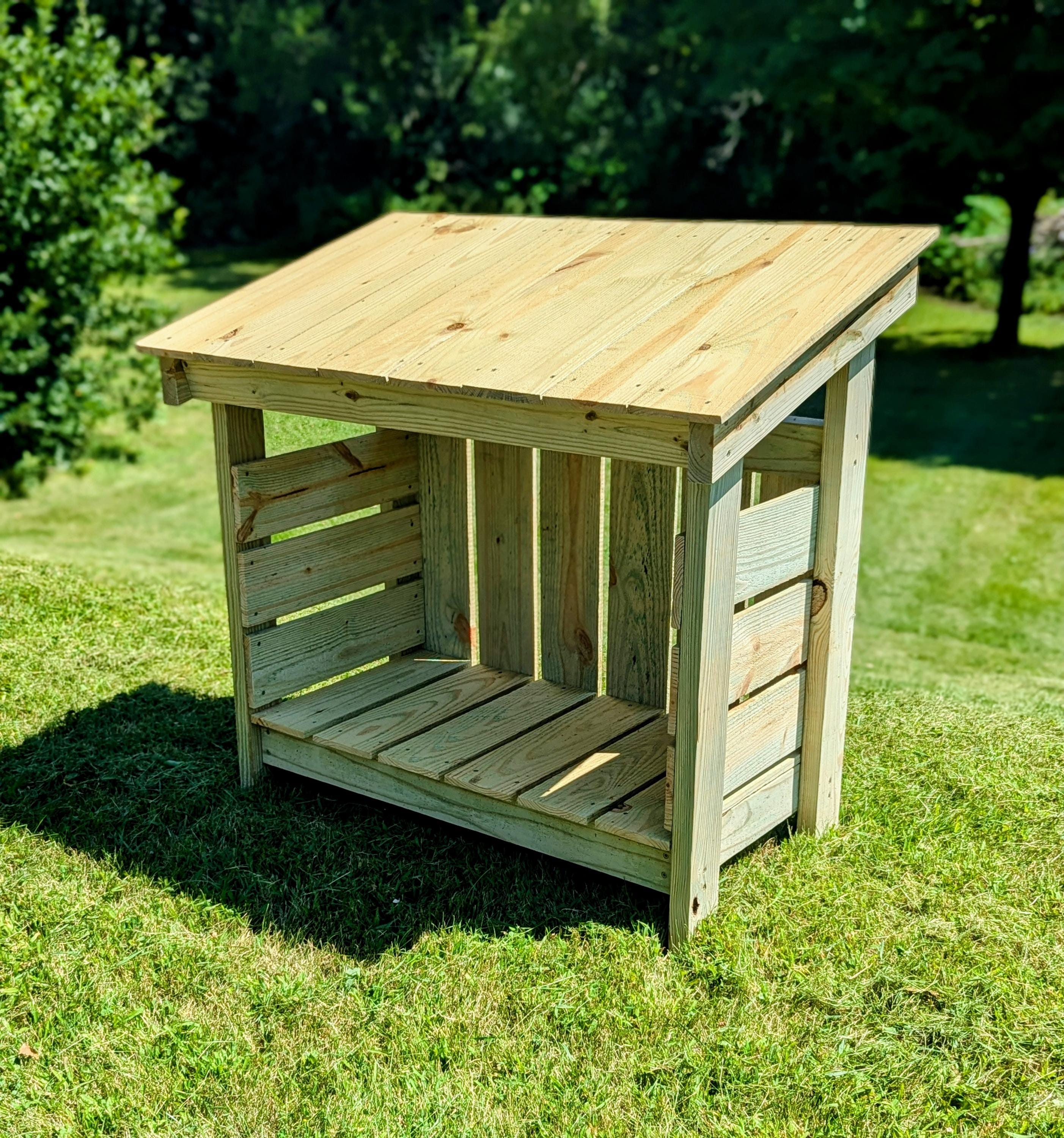 DIY Small Firewood Rack Woodworking Plans