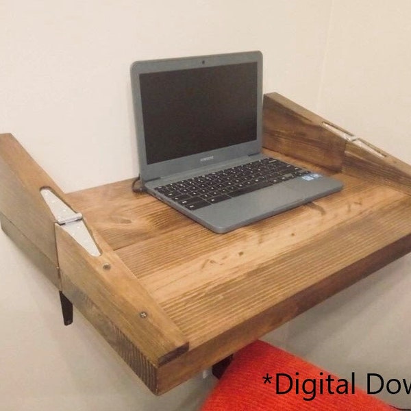 DIY Folding Desk Woodworking Plans