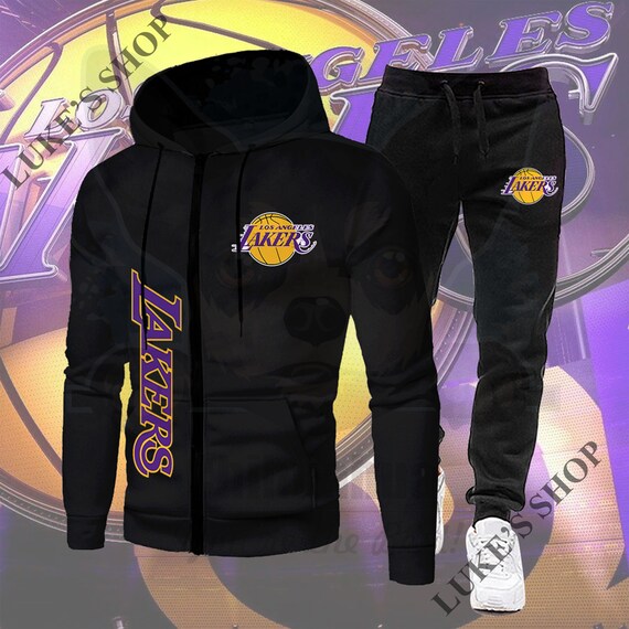 Los Angeles Lakers Men's Tracksuit Sport Women's Set Etsy